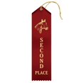 thumbnail image 1 of RibbonsNow Horse Spectacle 2ème Place Ribbons – 50 Rouge Ribbons avec Carte & Ficelle, 1 of 4