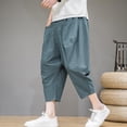 thumbnail image 5 of PEASKJP Men's Flat-Front Shorts Cotton Drawstring Stretch Summer Beach Shorts Twill Short with Pockets,GN2 XXL, 5 of 5