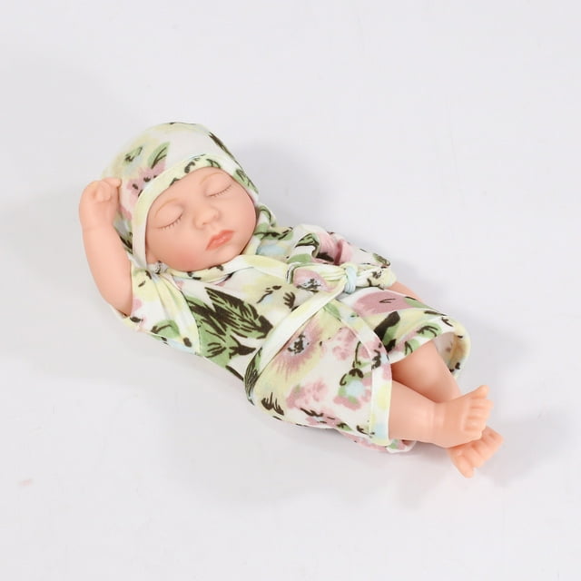 Fiudx Muñeca Bebé Renacida, Muñeca Realista de Vinilo con Ropa, Incluye Chupete, Ideal para Fotografía, Regalo Perfecto para Ocasiones Especiales, 7.48 Pulgadas, 130 G de Peso.