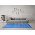 thumbnail image 3 of Ahgly Company Indoor Rectangle Oriental Light Blue Industrial Area Rugs, 7' x 9', 3 of 4