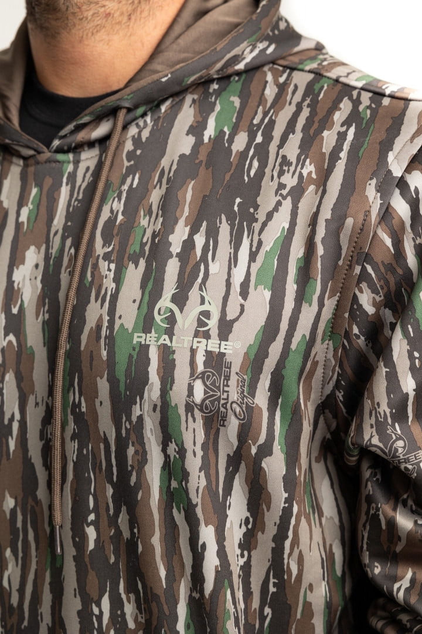 Sweat à Capuche Realtree Camouflage - Polaire Homme Pour Chasse Et