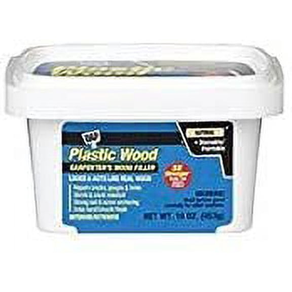 DAP Plastic Wood Latex Wood Filler - Carpenter's Grade - 16 oz