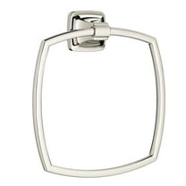 American Standard Townsend Square Towel Ring in Polished Nickel