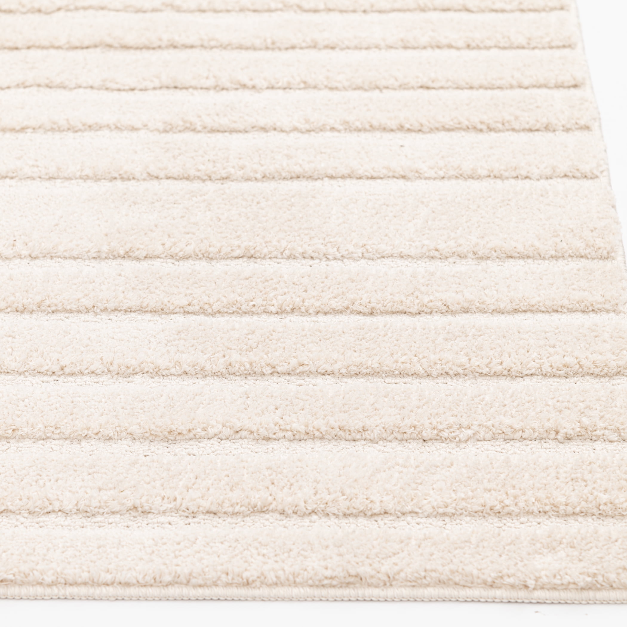 Better Homes & Gardens Arches Hi Low Indoor Area Rug, Ivory, 6'7"x9'