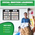 thumbnail image 2 of KIKIGOAL Gráfico de sentimientos para suministros para maestros de preescolar Gráfico de bolsillo de aprendizaje socioemocional Autismo Gestión del comportamiento visual Elementos esenciales para la g, 2 of 5
