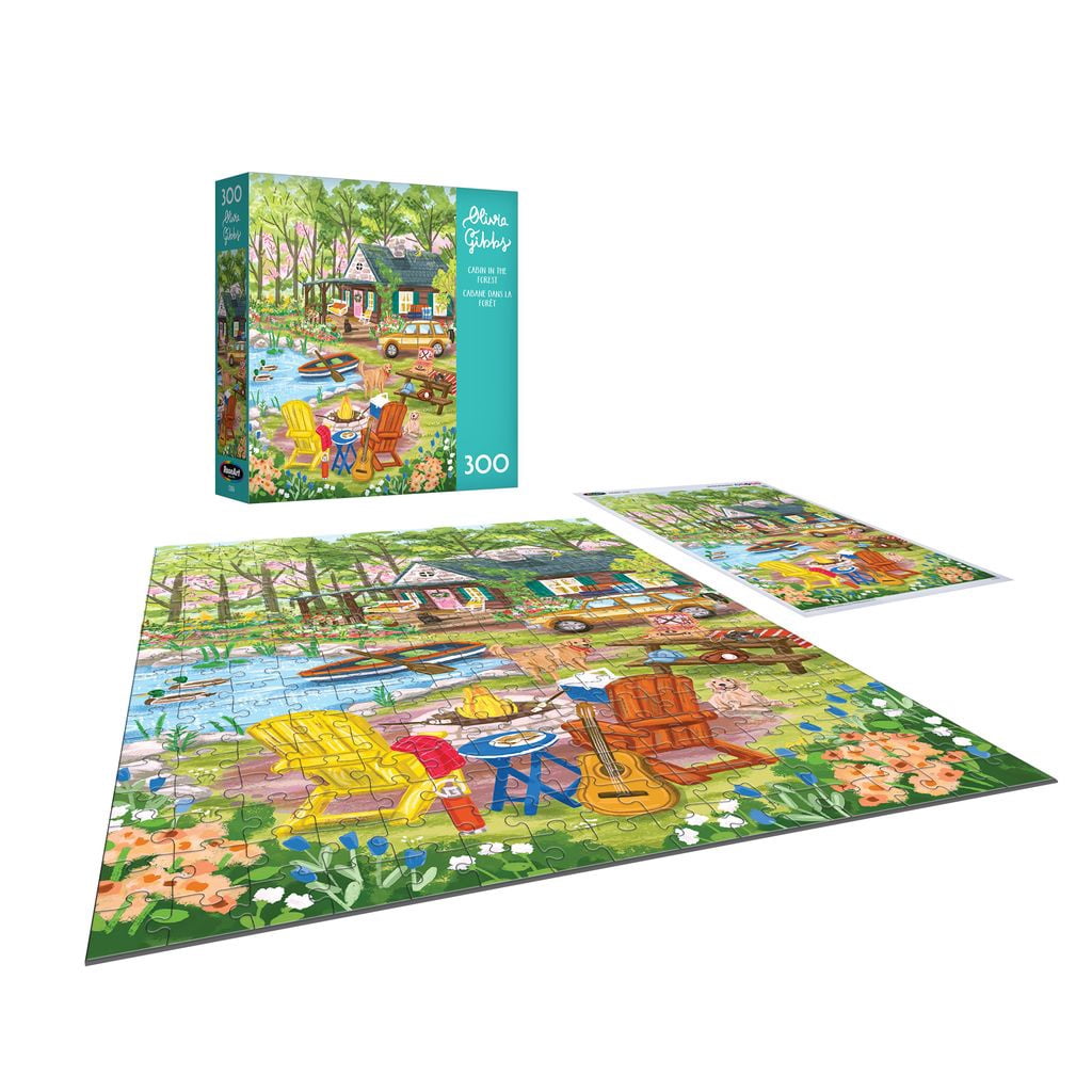 Olivia Gibbs 300pc - Cabin in the Forest