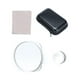 thumbnail image 2 of Espejo para teléfono con clip reflectante, caja de almacenamiento, espejo reflector para selfies con Blanco, 2 of 9