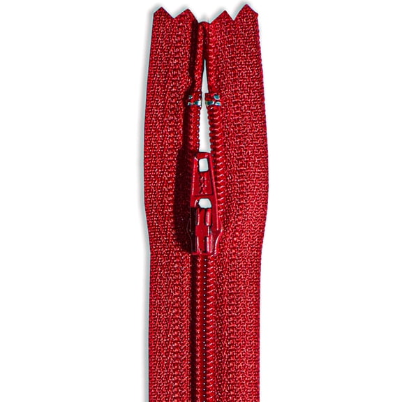 11" Nylon Coil Red Zipper 11 inch Non Separating Zipper Red 11i NCH Sewing Zipper Crafts Zipper