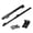 3, variant on Strong Metal Keyboards Mounting Bracket Adjustable Keyboards Slide Tray for Maximize Desk Space & Improve Work Efficiency