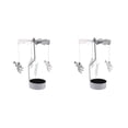 thumbnail image 4 of Ounissouiy Candelabro de luz de té giratorio giratorio, candelabro de Metal para decoración del hogar de Navidad Type7 NO7 Ounissouiy CBP078710, 4 of 5