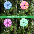 thumbnail image 3 of 4Pcs Windmill Toys Colorful Plastic Pinwheel Garden Decorations (Assorted Color), 3 of 9