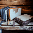 thumbnail image 3 of Cowhide Credit Card Wallet Cowhide Wallet Small Leather Highlands Wallet, 3 of 14