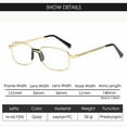 Bifocal Reading Glasses High Quality Metal FullFrame Men Eyeglasses
