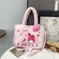 thumbnail image 2 of Sanrio-Bolso de felpa de alta capacidad para niñas, bandolera de juguete Kawaii, Cinnamoroll, Kuromi, Hello Kitty, Y2k, 2 of 4
