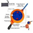 thumbnail image 4 of Portable Clothesline with Clothespins & Fixed Buttons Windproof Travel Retractable Clothesline Heavy Duty Clothes Drying Line 26 Feet with Storage Bag for Hotel Backyard Balcony Dorm, 4 of 7