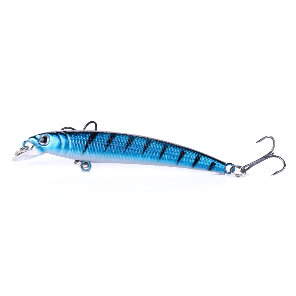 HENGJIA Minnow Bass Fishing Lures, Jerkbait Lure Set Hard Baits Crankbait for Catfish Trout Walleye Fishing Bait 12Pcs/kit