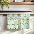 thumbnail image 7 of Summer Lemon Kitchen Towels Set of 2, Pastoral Leaves Fruits Country Plants Green Absorbent Dish Towels for Kitchen, Microfiber Hand Towel, Quick Drying Tea Towel for Cleaning Decorative Dishcloths, 7 of 7