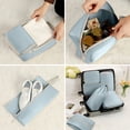 thumbnail image 6 of 12 Set Packing Cubes for Travel, Premium Suitcase Organizer Bags Set, Space-Saving Luggage Organizers, Travel Accessories and Essentials, Blue, 6 of 7