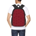 thumbnail image 6 of Vsdgher Christmas Red Snowflakes Print Backpack for Women Men School Bookbag with Laptop Compartment for College Work Travel, Simple Fashion Casual Daypack, Fit 15" Laptop, 6 of 8