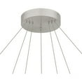 thumbnail image 3 of Quoizel Cohen Integrated LED Brushed Nickel Pendant Light, 3 of 6