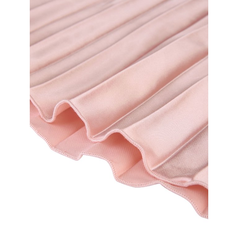 Head Lining Metallic Midi Dress - Light Pink