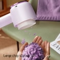 thumbnail image 6 of Rechargeable Fabric Shaver Lint Remover With LED Display 3 Speeds For Clothes Sweater Defuzzing Measuring 7.79x3.22x3.62in (Purple), 6 of 8