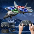 thumbnail image 5 of Meggemo Shatterproof Foam RC Aircraft - Long-Lasting Drone with LED Lights, Remote-Controlled Fighter Model for Indoor/Outdoor Flying & Holiday Gifts, 5 of 5