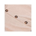 thumbnail image 6 of Sunny Fashion Girls Dress Tan Cream Plaid Long Sleeve Ribbed Knit Preppy School Daily Casual Comfortable 5 Years, 6 of 7