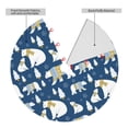 thumbnail image 2 of Lsque cute winter bear Print Christmas Tree Skirt, Tree Skirt with Ties or Velcro, Perfect for Holiday Decorations, Halloween, and New Year-30", 2 of 7