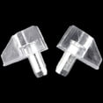 thumbnail image 2 of CUITING 50 Pcs Clear Kitchen Cabinet Shelf Supports Pegs / Studs with Metal Pin, 2 of 7