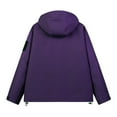 thumbnail image 5 of Ierhent Men's Lightweight Jackets Men's Windbreaker Jacket Lightweight Water-Resistant Windbreakers for Men(Purple,XXL), 5 of 5