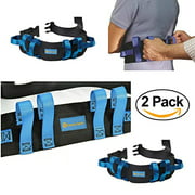 Gait Belt Transfer Belt 2 Pack with Quick Release Lifts Medical Safety Belts for Elderly to Lift and Transfer Physical Therapy Belt Straps and Elderly Care Lifts