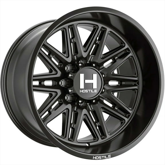 20x9 Hostile H126 Maniac Asphalt (Satin Black) Wheel 8x180 (0mm)