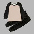 thumbnail image 2 of ZTKWD Toddler Girls Soft Comfy Tencel Solid Raglan All-weather 2pcs Set 6M-12Y, 2 of 5