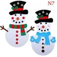 thumbnail image 3 of PENGXIANG Felt Christmas Tree Decoration Ornaments Handmade DIY Cartoon Christmas Tree, 3 of 6