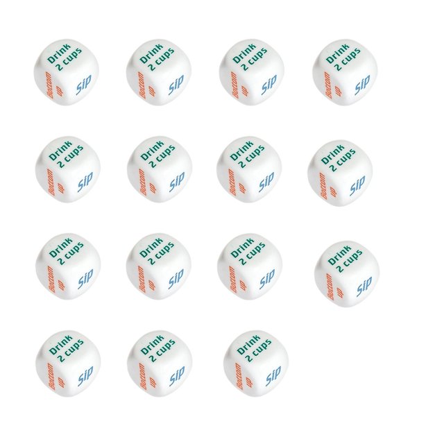 Juego de dados Party Dice Wagers, 15 unidades, HUOGUO