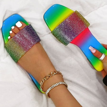 

Women Dressy Comfy Platform Casual Shoes Summer Beach Travel Slipper Flip Flops