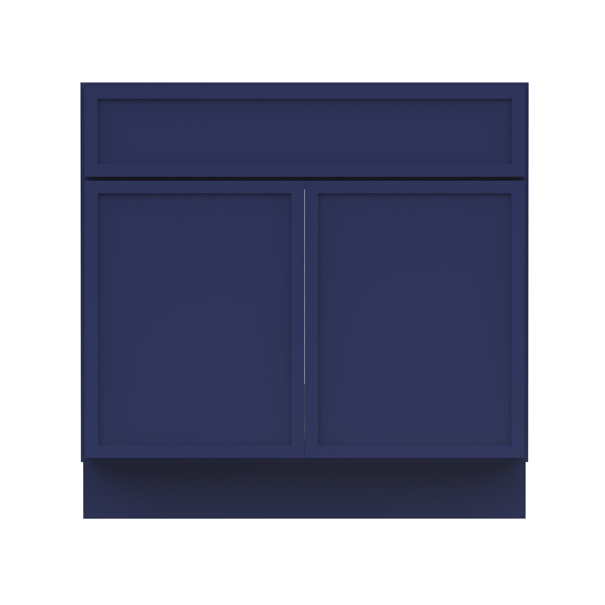 Vanity Art 39" W Birch Plywood Freestanding Single Base Storage Cabinet with Soft Close Doors