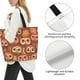thumbnail image 3 of Fotbe Brown Owl Bolsa Tote Estética de Lona con Estampado para Mujer - Bolsa Reutilizable de Hombro Casual para Vacaciones, Compras, Trabajo y Gimnasio, 3 of 8
