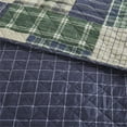 thumbnail image 4 of Madison Park Timber Polyester Reversible Printed Coverlet Set in Green, 4 of 19