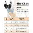 thumbnail image 7 of Aivtalk 3 Pack Womens Tshirt Bras Wireless Supportive V Neck Full Coverage Ladies Lingerie Push Up Seamless No Underwire Bralette XL, 7 of 7