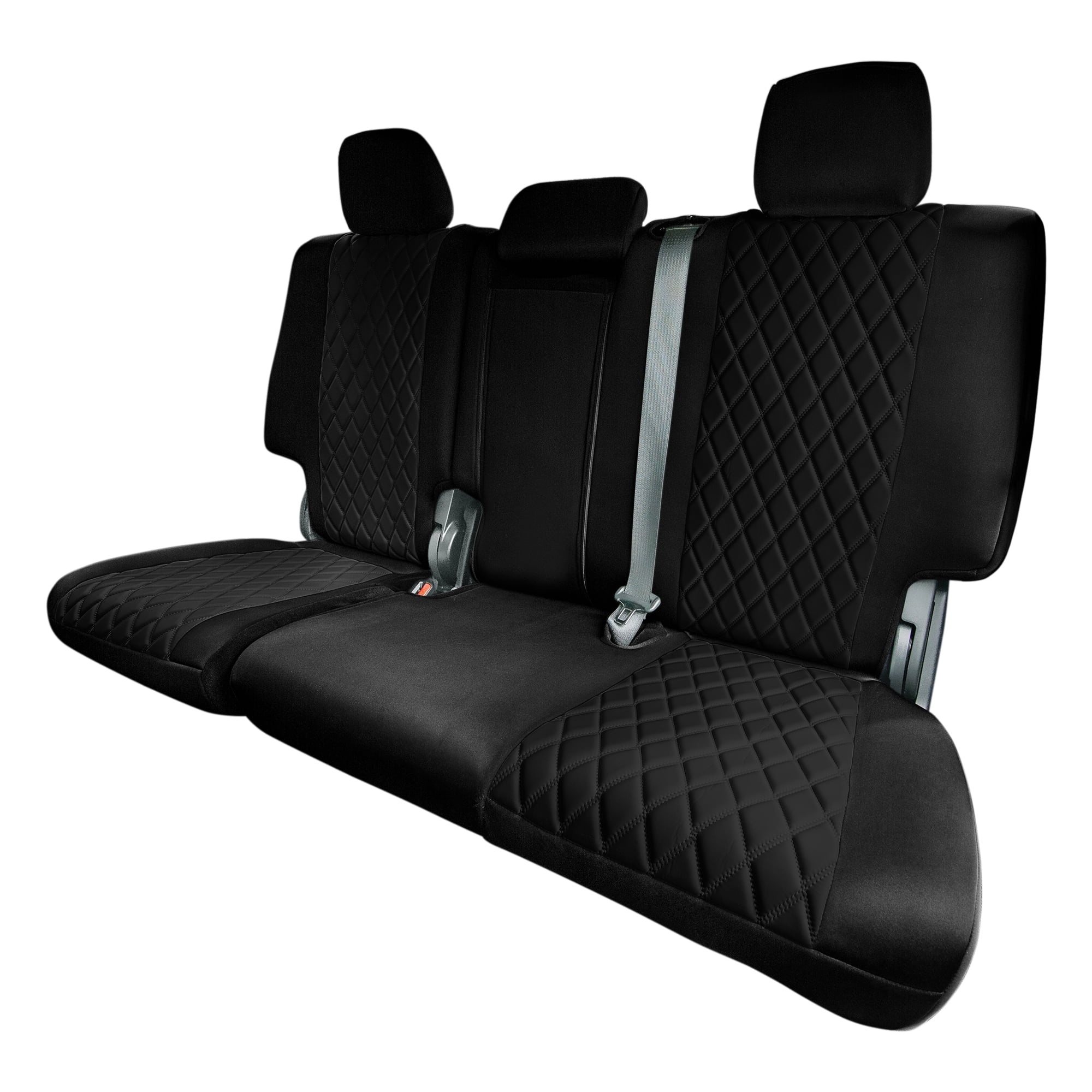 TLH Custom Fit Seat Covers for 20112021 Jeep Grand Cherokee, Rear Set, Black Neoprene Seat