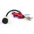 thumbnail image 3 of Motorcycle Rear Master Cylinder Hydraulic Brake Pump Fluid Reservoir Red, 3 of 4