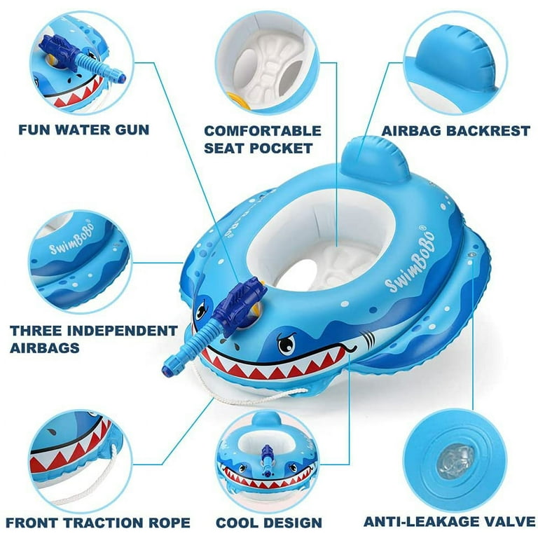 Free swimming baby inflatable 2024 baby swimming float ring