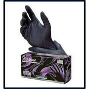 Adenna Shadow Black Nitrile Powder-Free Exam Gloves Medium Case