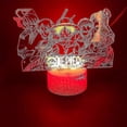 thumbnail image 1 of One Piece Luffy Anime 3d Led Night Light Bedroom Table Lamp Color Changing, 1 of 2