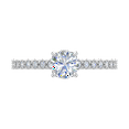 thumbnail image 3 of Round Diamond Engagement Ring in 14K White Gold (0.70 cttw) (Ring Size 8.75), 3 of 5