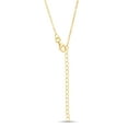 thumbnail image 4 of Brilliance Fine Jewelry Sterling Silver 14K Gold-Plated Bible Verse John 3:16 16"+2" Necklace, 4 of 6