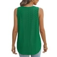 thumbnail image 4 of SNKSDGM Women's Plus Casual Easter Shirt Going Out Tops for Women Long Sleeve Plus Size Womens Tank Tops V Neck Eyelet Embroidery Casaul Sleeveless Shirts Going Out Tops for Women Short Sleeve, 4 of 4