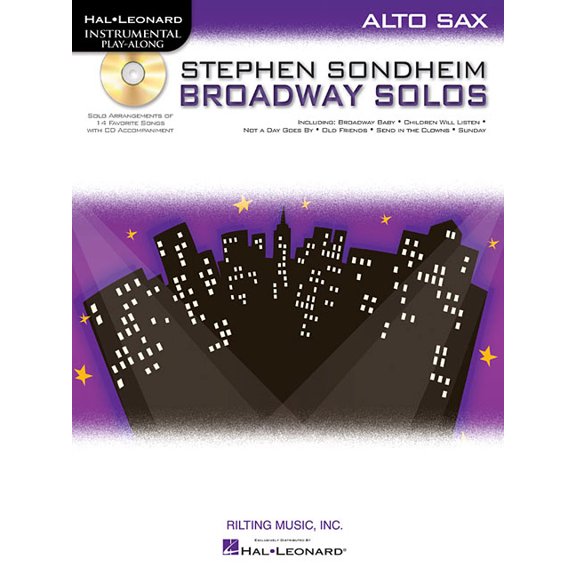Stephen Sondheim - Broadway Solos: Alto Sax, (Paperback)